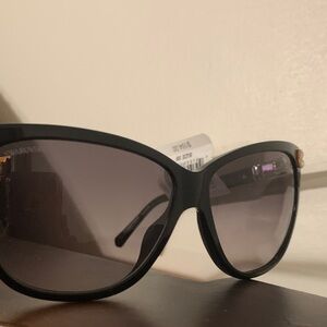 Swarovski Black and Gold Sunglasses